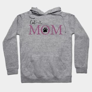 Cat mom pink Hoodie